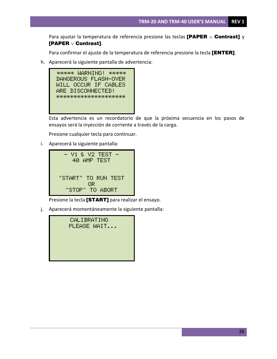 Vanguard TRM-20_40 User Manual | Page 42 / 77