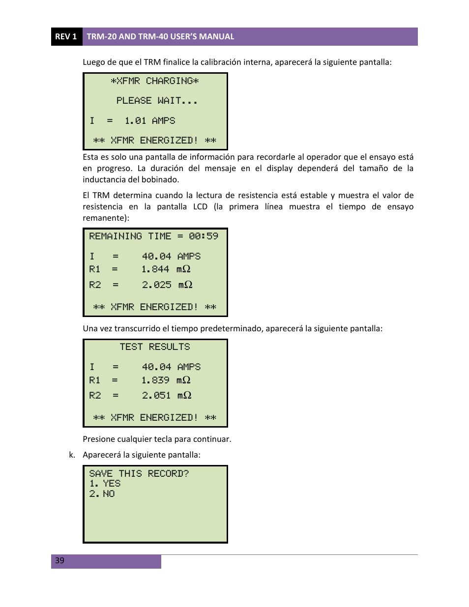 Vanguard TRM-20_40 User Manual | Page 43 / 77