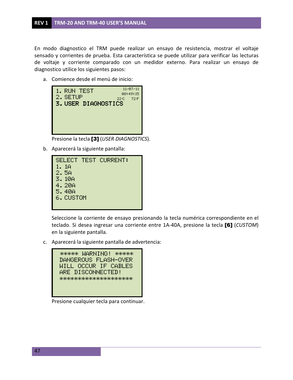 Vanguard TRM-20_40 User Manual | Page 51 / 77