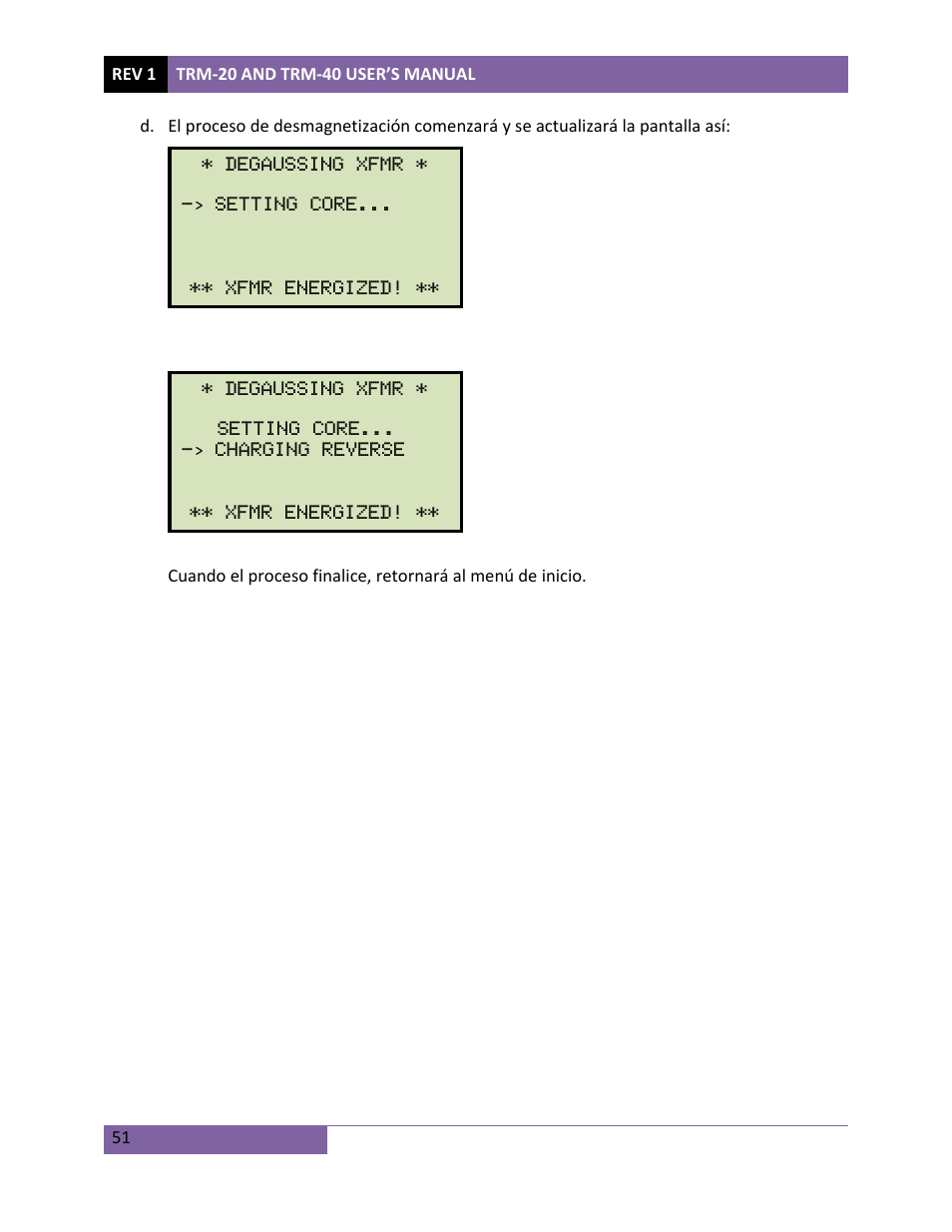 Vanguard TRM-20_40 User Manual | Page 55 / 77