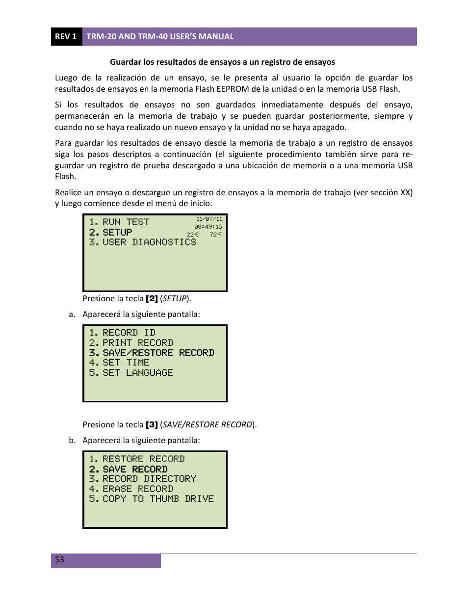 Vanguard TRM-20_40 User Manual | Page 57 / 77