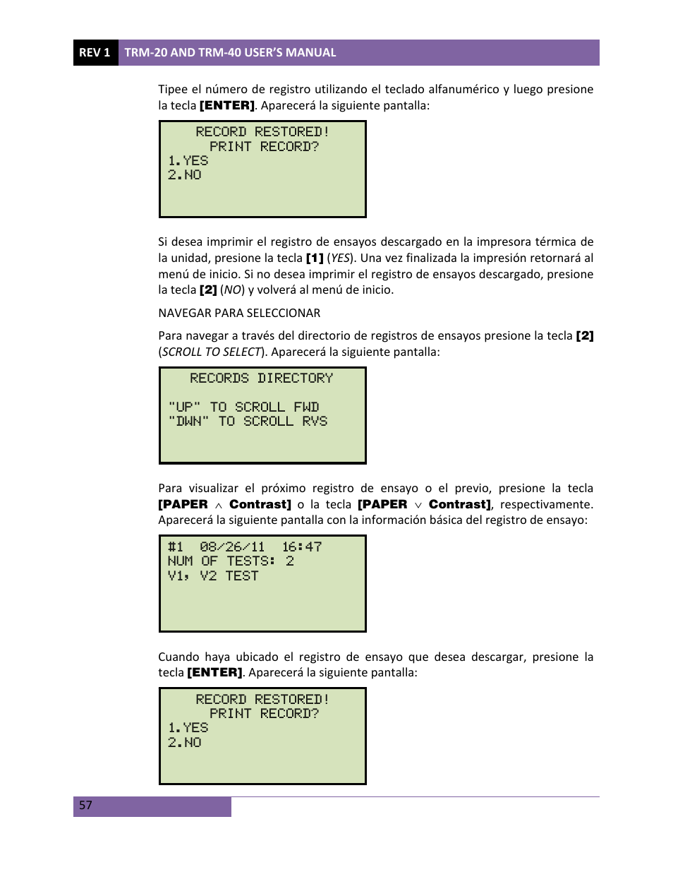 Vanguard TRM-20_40 User Manual | Page 61 / 77