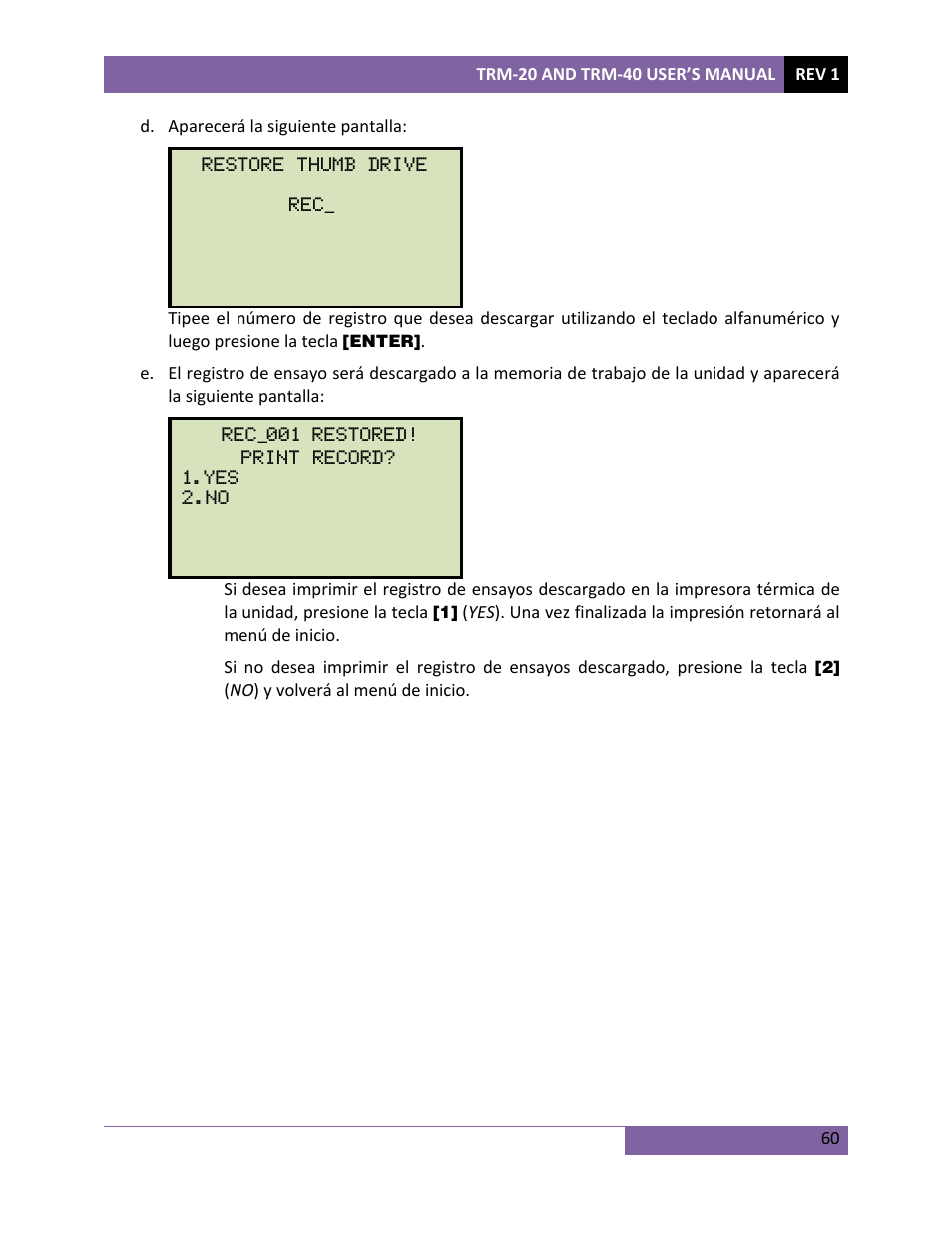 Vanguard TRM-20_40 User Manual | Page 64 / 77