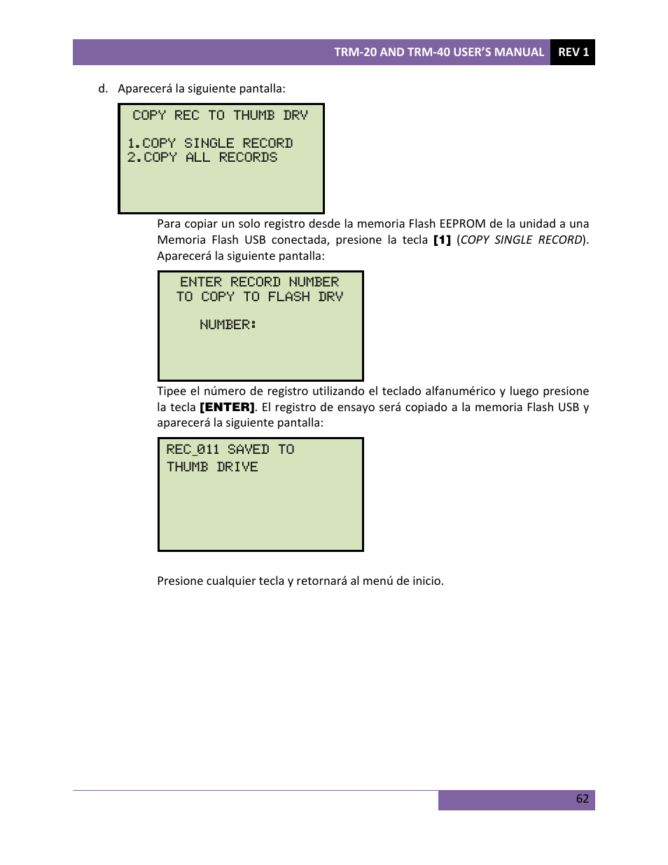 Vanguard TRM-20_40 User Manual | Page 66 / 77