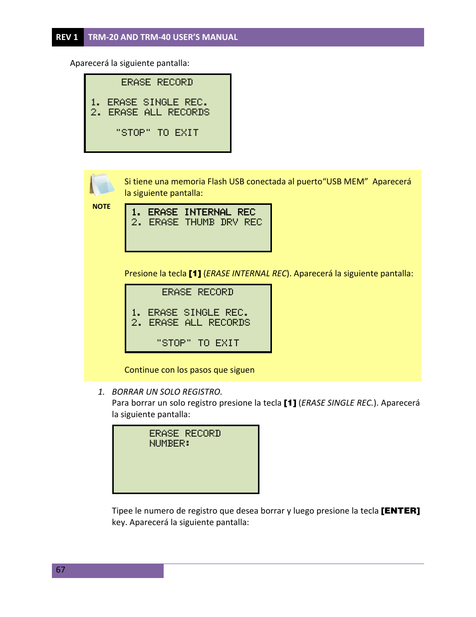Vanguard TRM-20_40 User Manual | Page 71 / 77