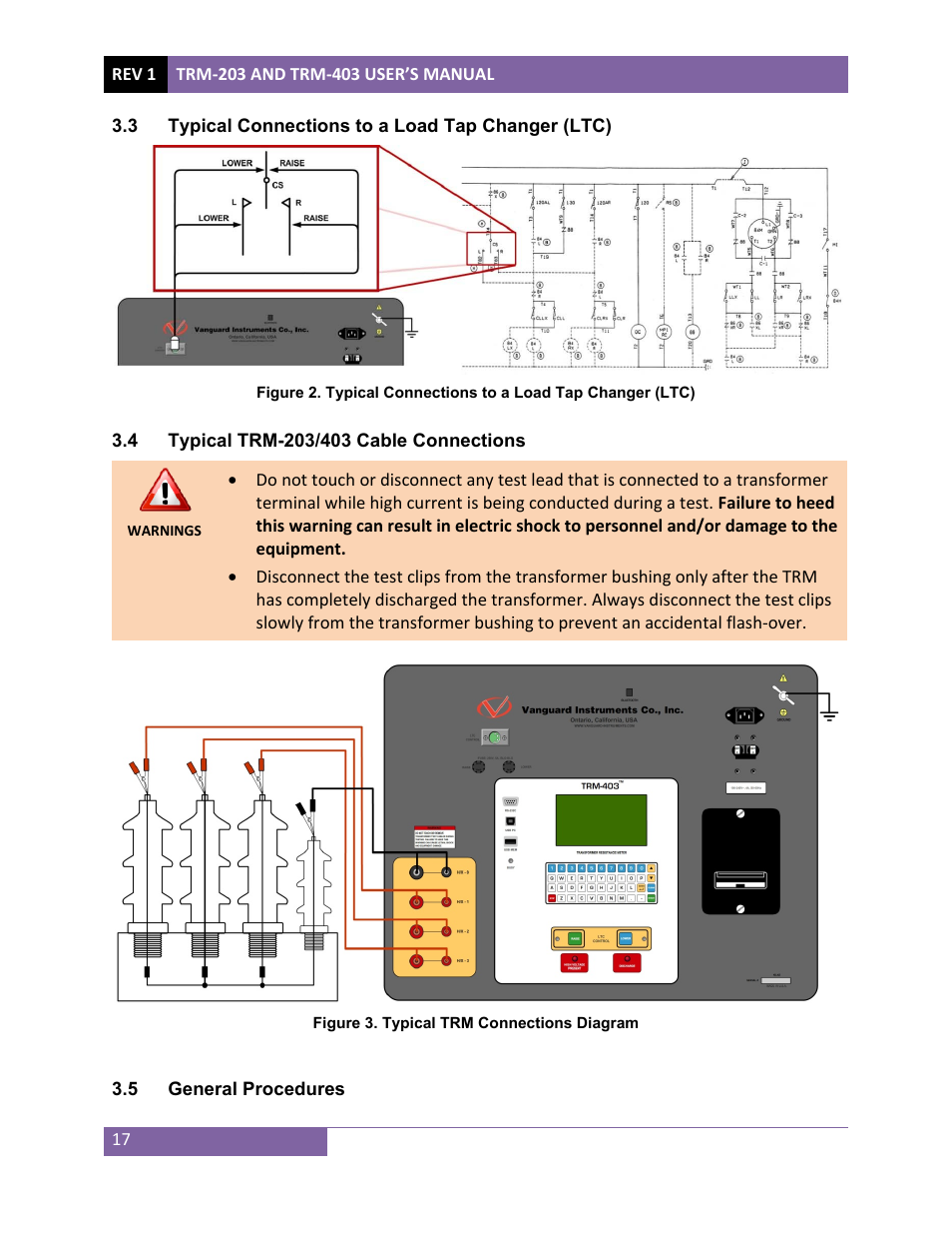 Vanguard TRM-203_403 User Manual | Page 21 / 90