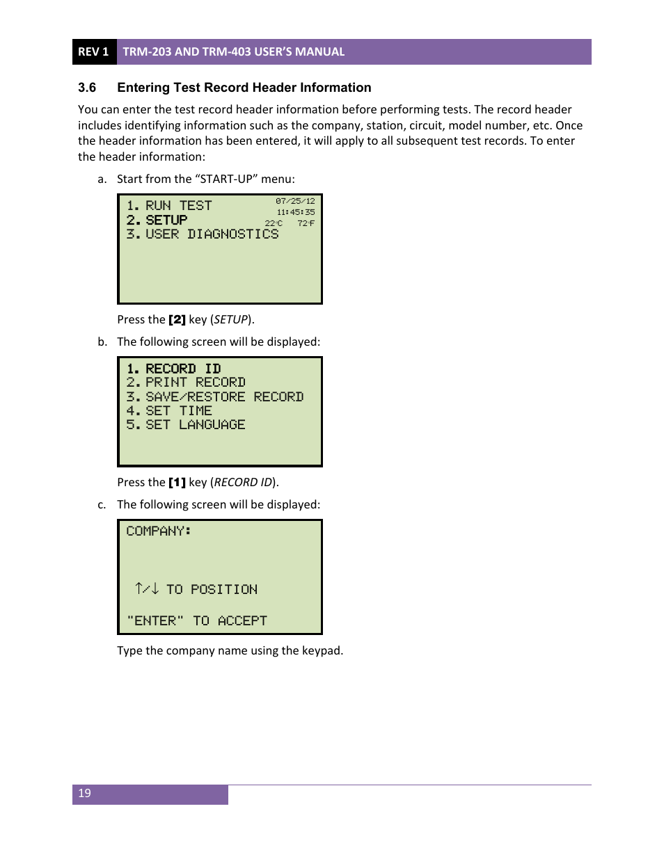 Vanguard TRM-203_403 User Manual | Page 23 / 90