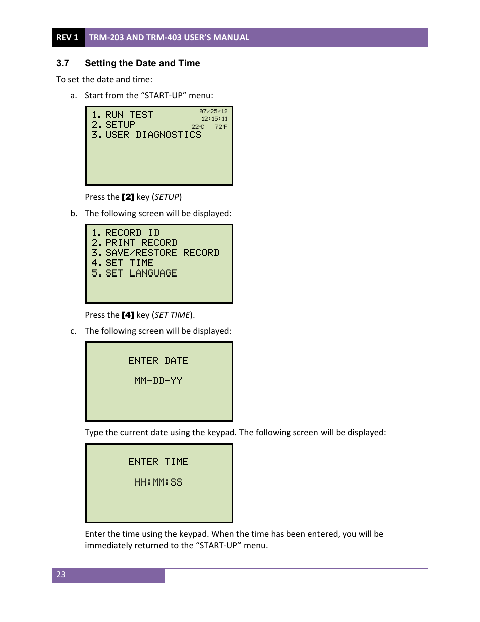 Vanguard TRM-203_403 User Manual | Page 27 / 90