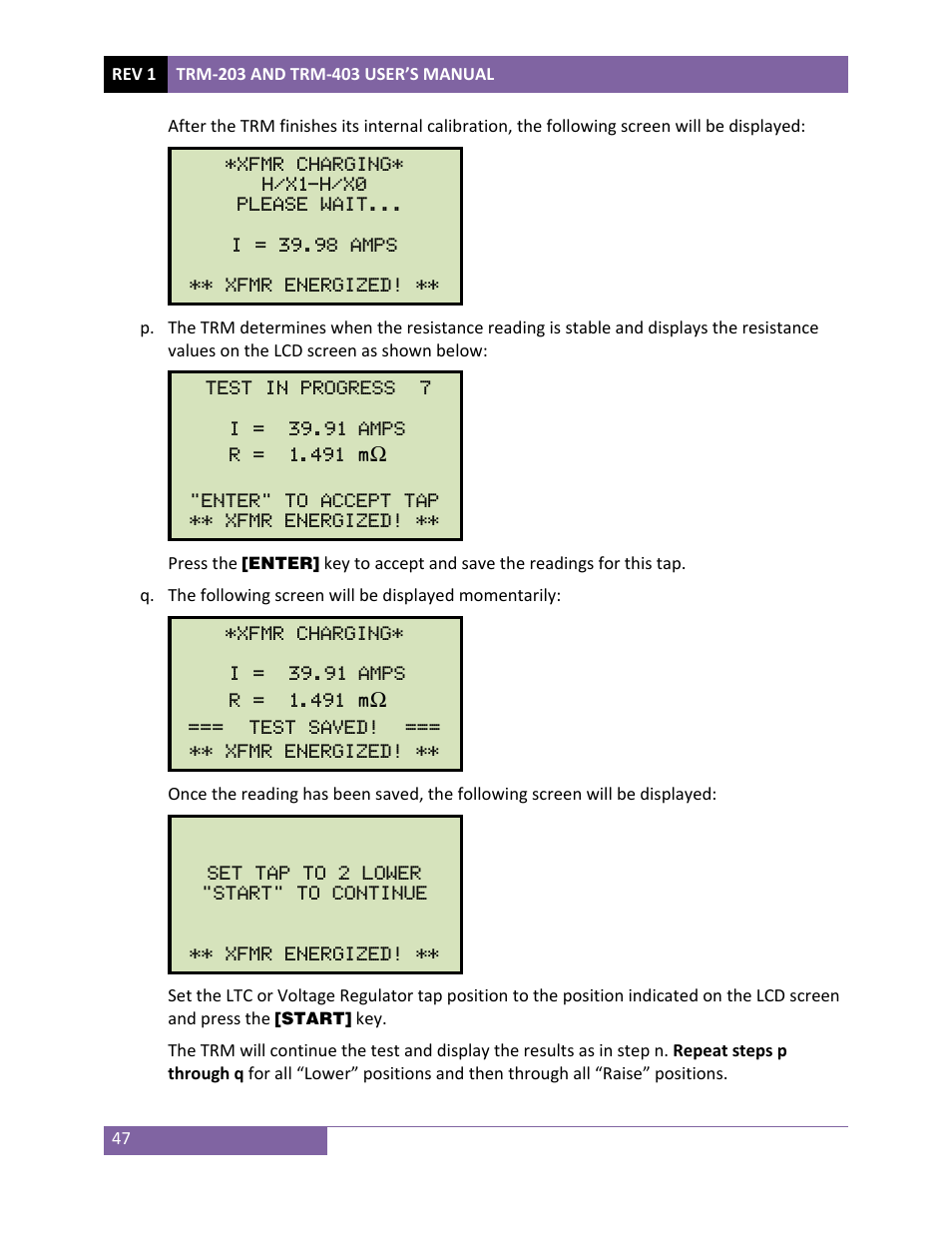 Vanguard TRM-203_403 User Manual | Page 51 / 90
