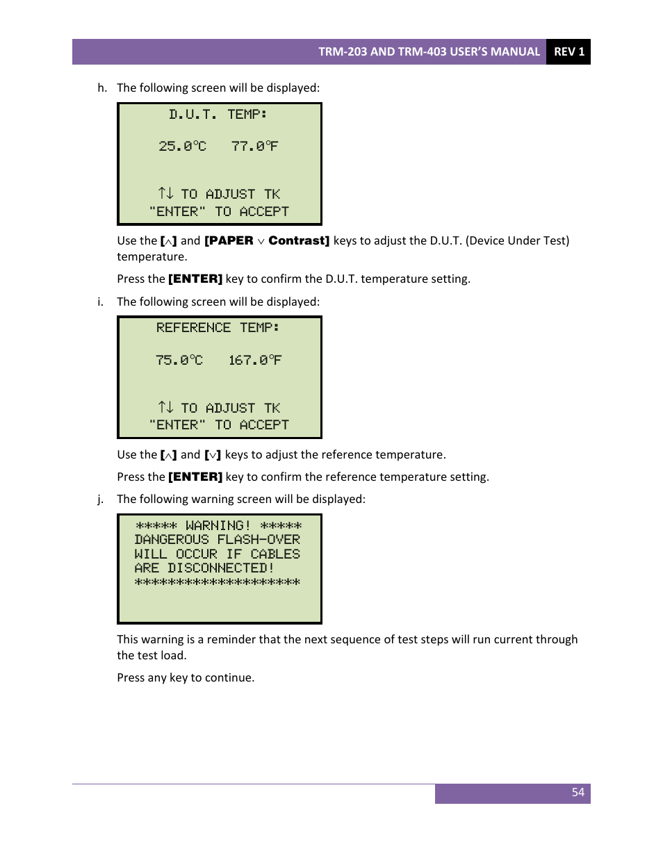 Vanguard TRM-203_403 User Manual | Page 58 / 90