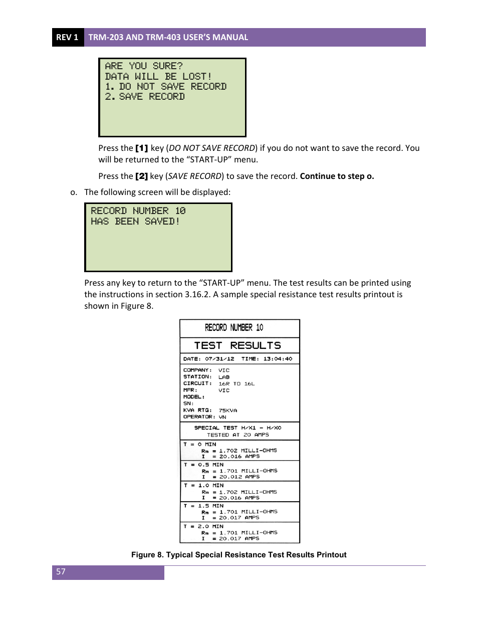 Vanguard TRM-203_403 User Manual | Page 61 / 90
