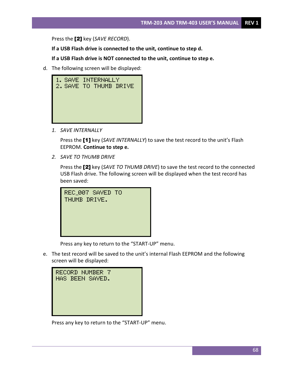 Vanguard TRM-203_403 User Manual | Page 72 / 90