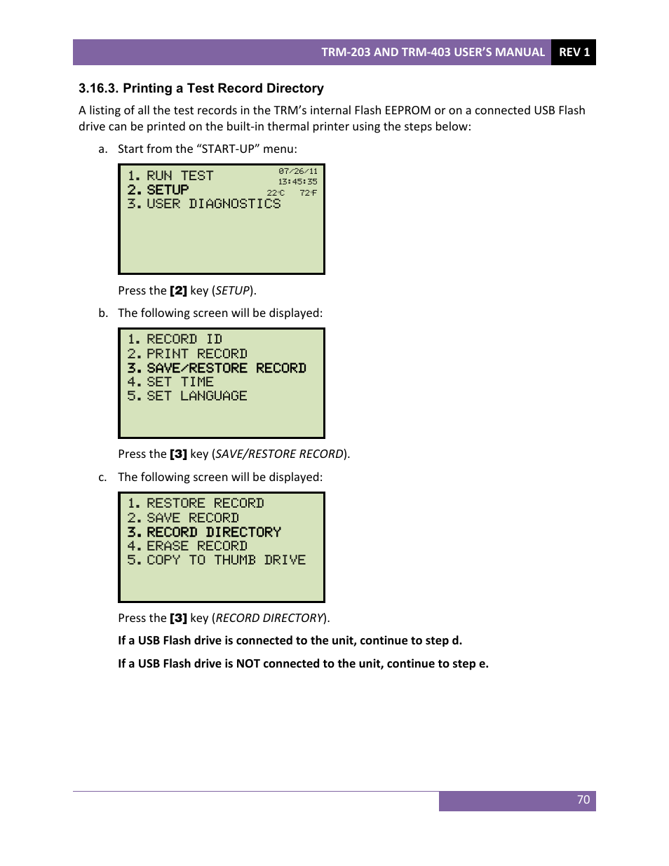 Vanguard TRM-203_403 User Manual | Page 74 / 90