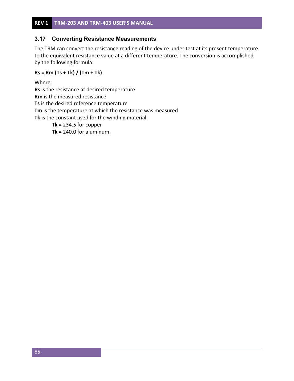 Vanguard TRM-203_403 User Manual | Page 89 / 90