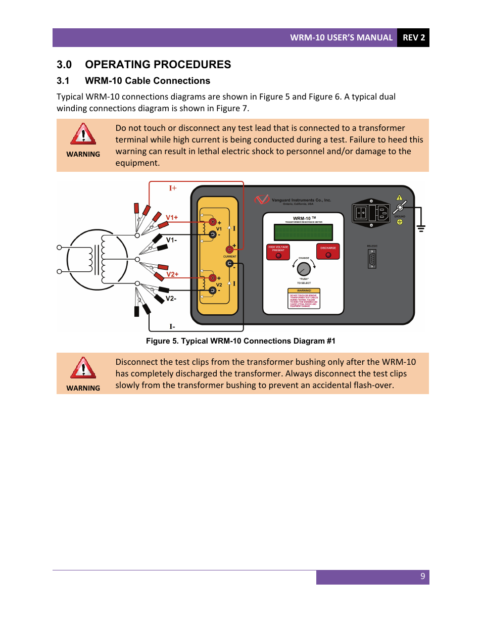 Vanguard WRM-10 User Manual | Page 12 / 20