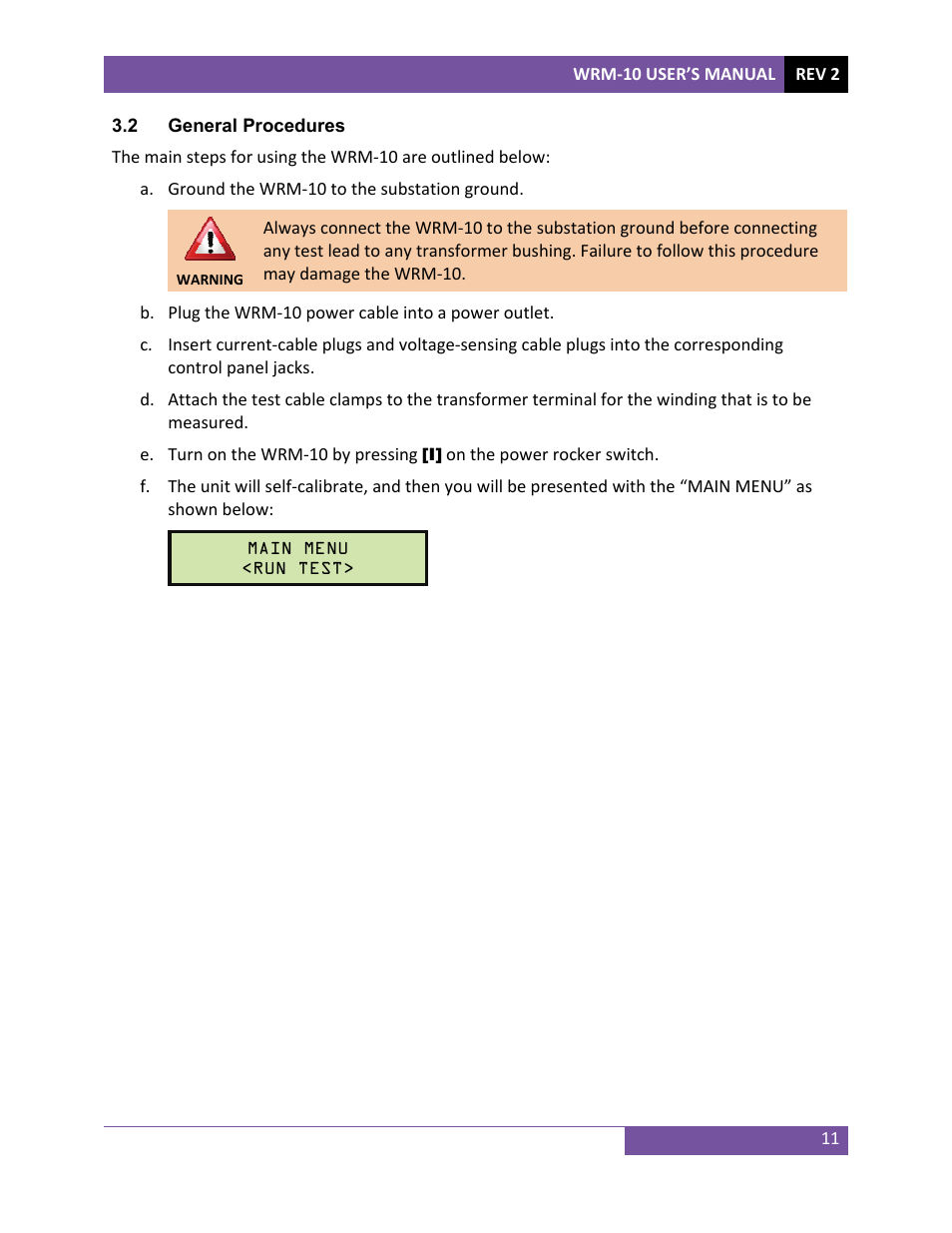 Vanguard WRM-10 User Manual | Page 14 / 20
