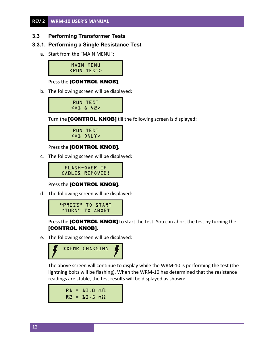 Vanguard WRM-10 User Manual | Page 15 / 20
