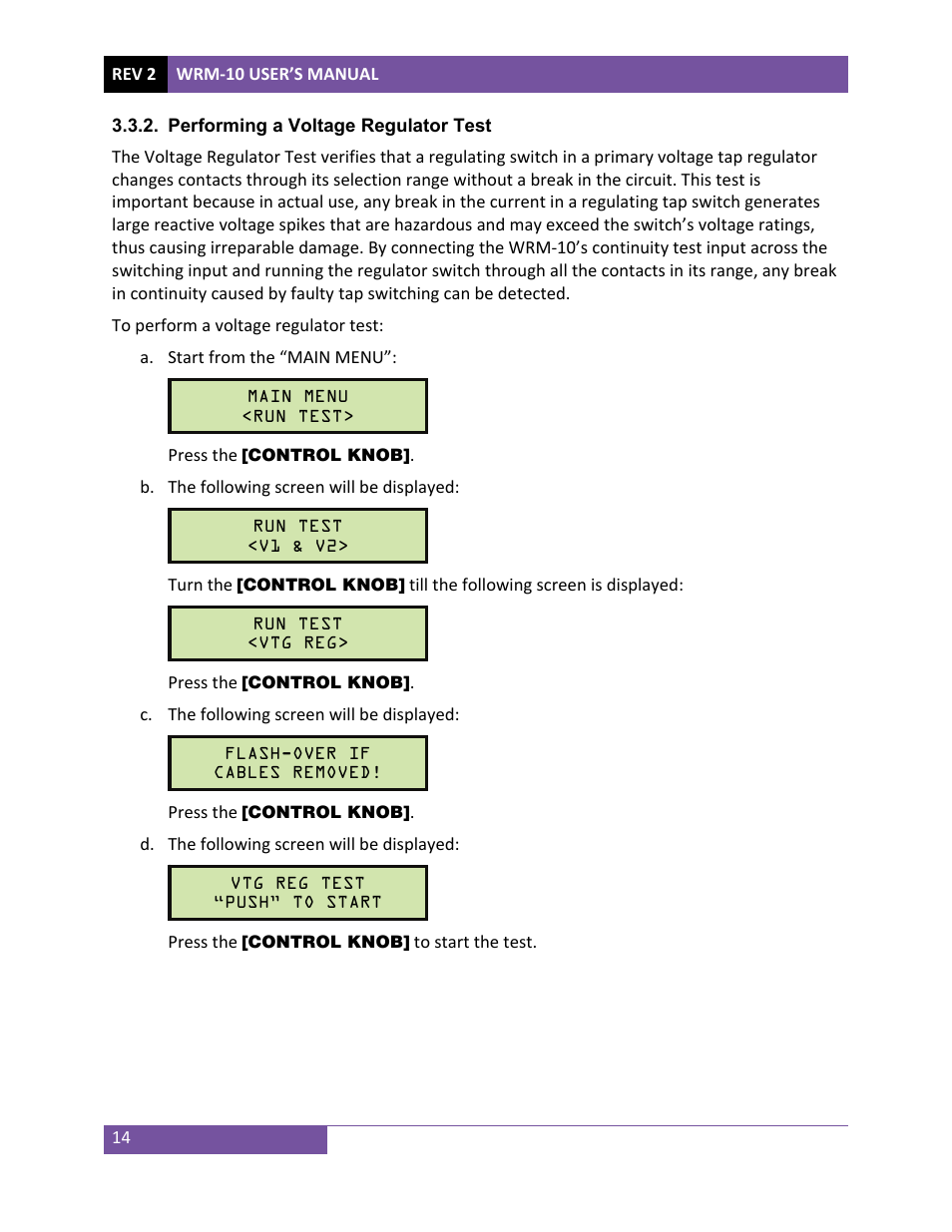 Vanguard WRM-10 User Manual | Page 17 / 20