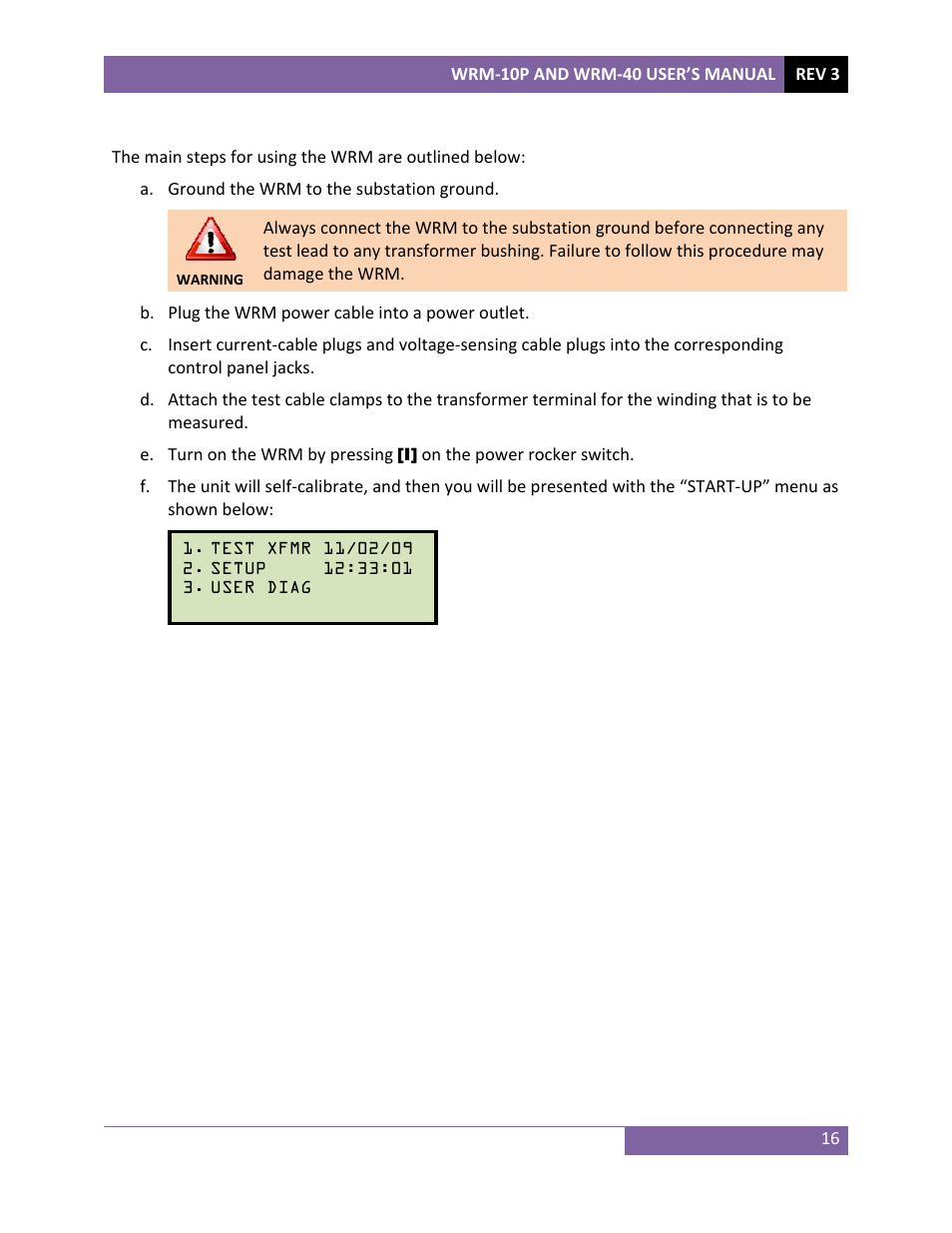 Vanguard WRM-40 User Manual | Page 20 / 62