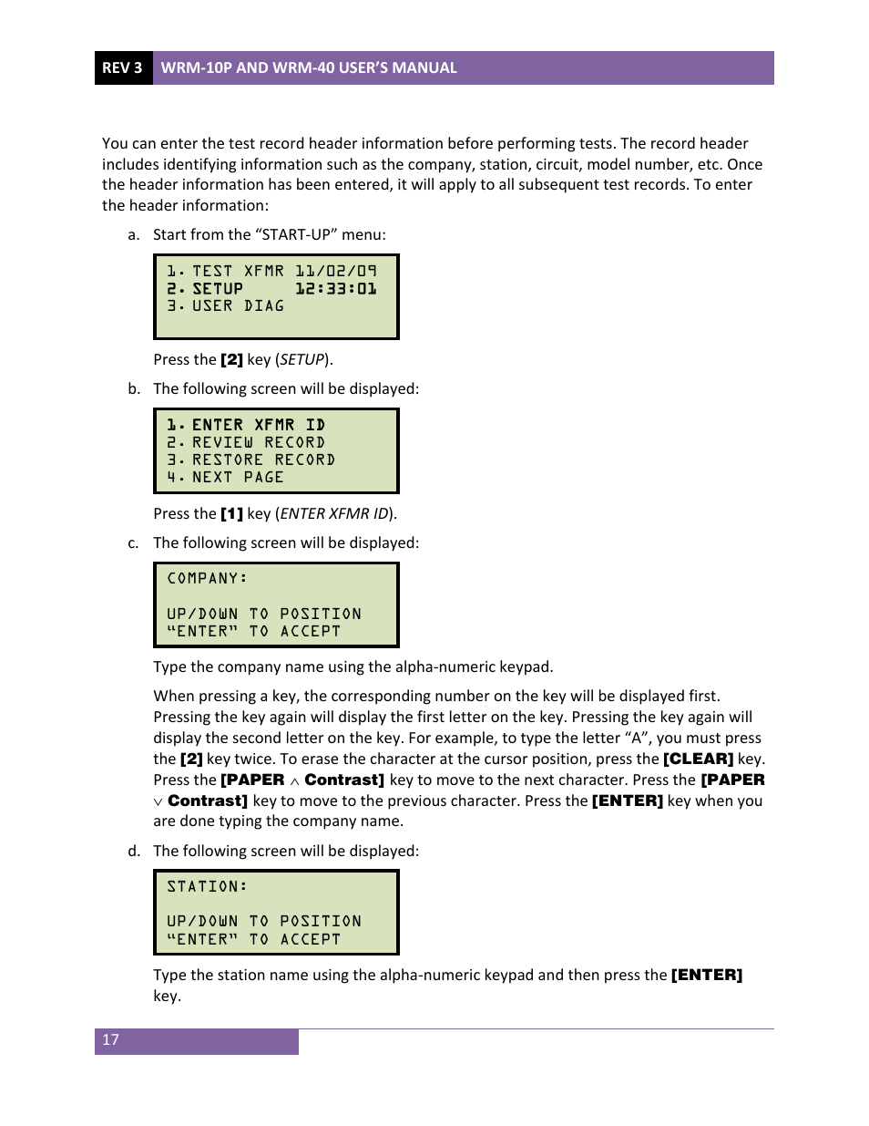 Vanguard WRM-40 User Manual | Page 21 / 62