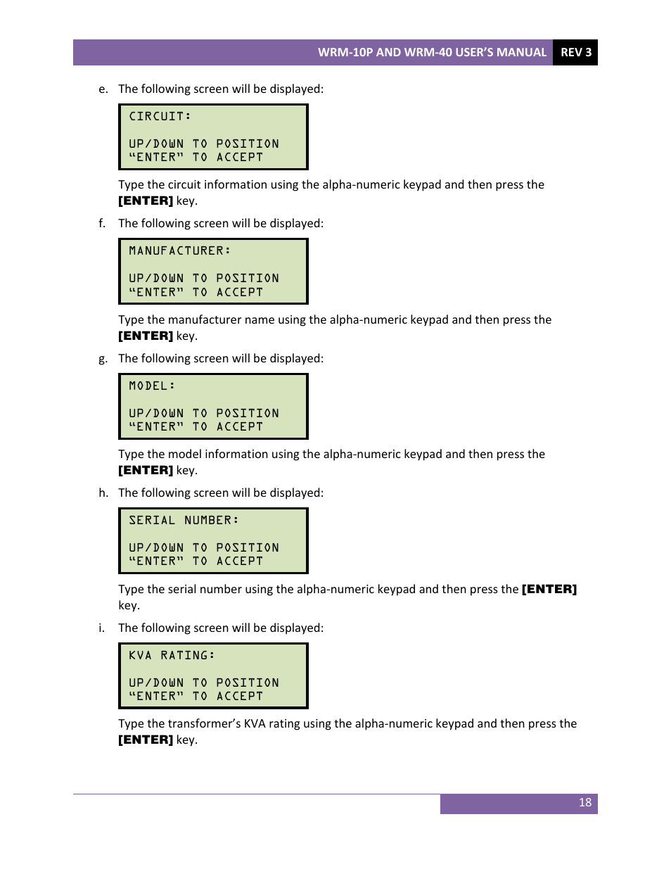 Vanguard WRM-40 User Manual | Page 22 / 62