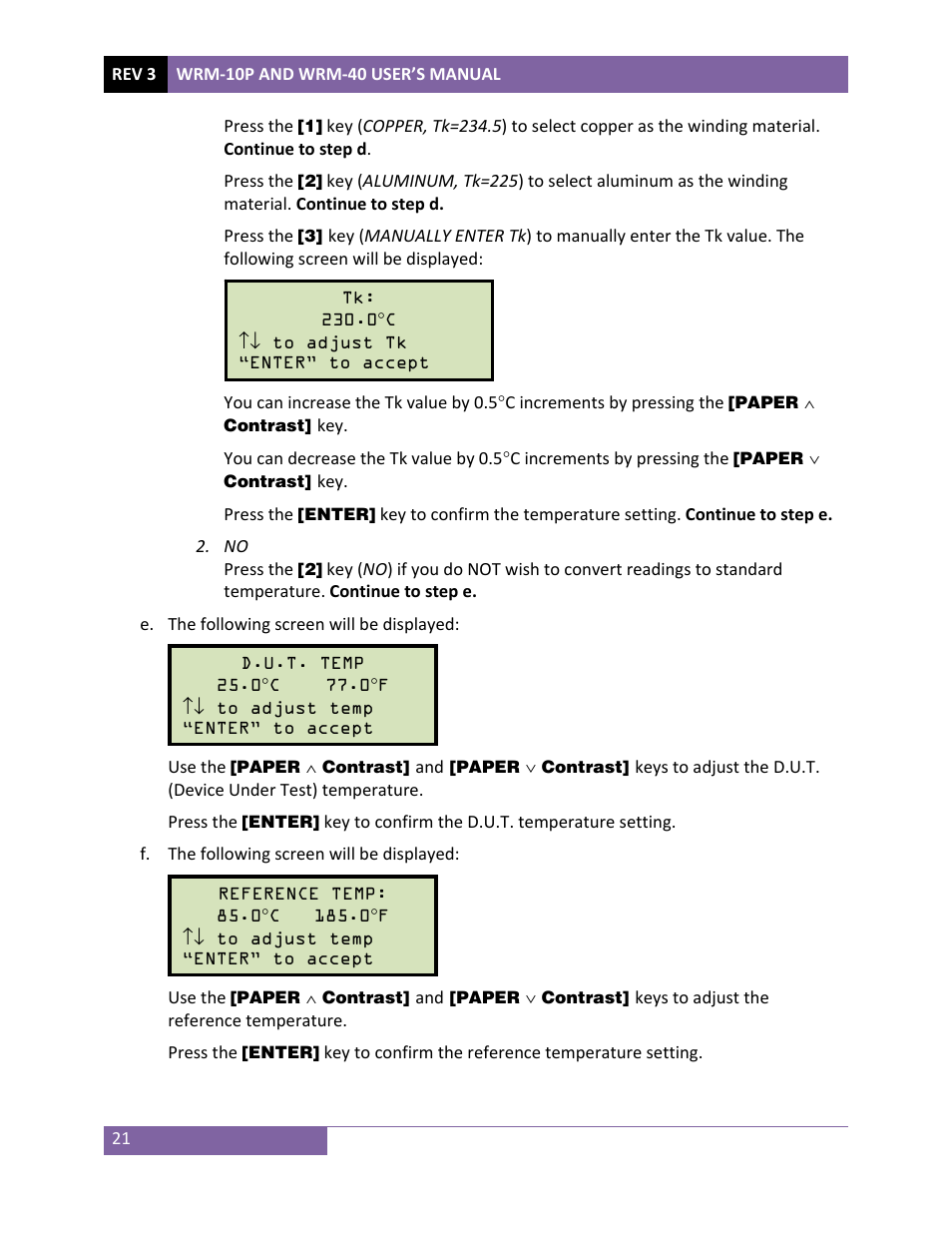 Vanguard WRM-40 User Manual | Page 25 / 62