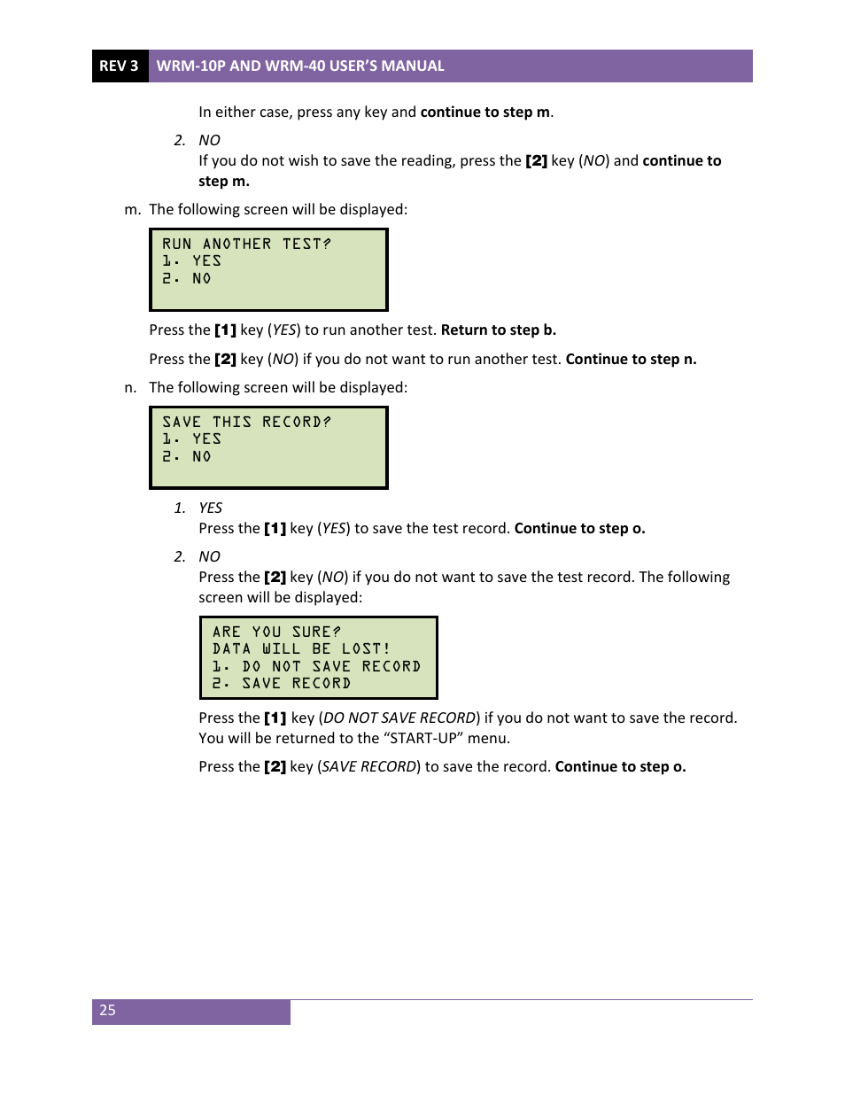 Vanguard WRM-40 User Manual | Page 29 / 62