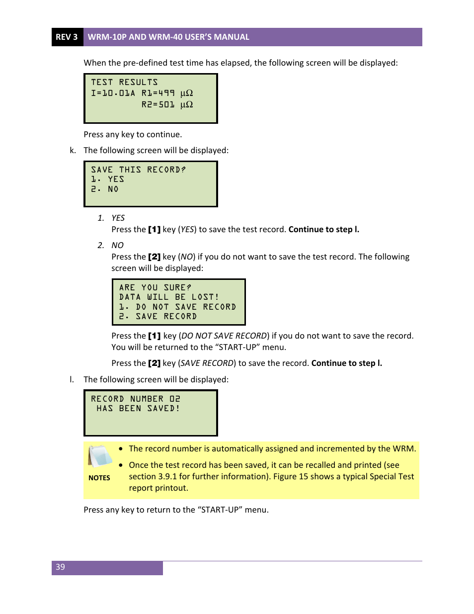 Vanguard WRM-40 User Manual | Page 43 / 62