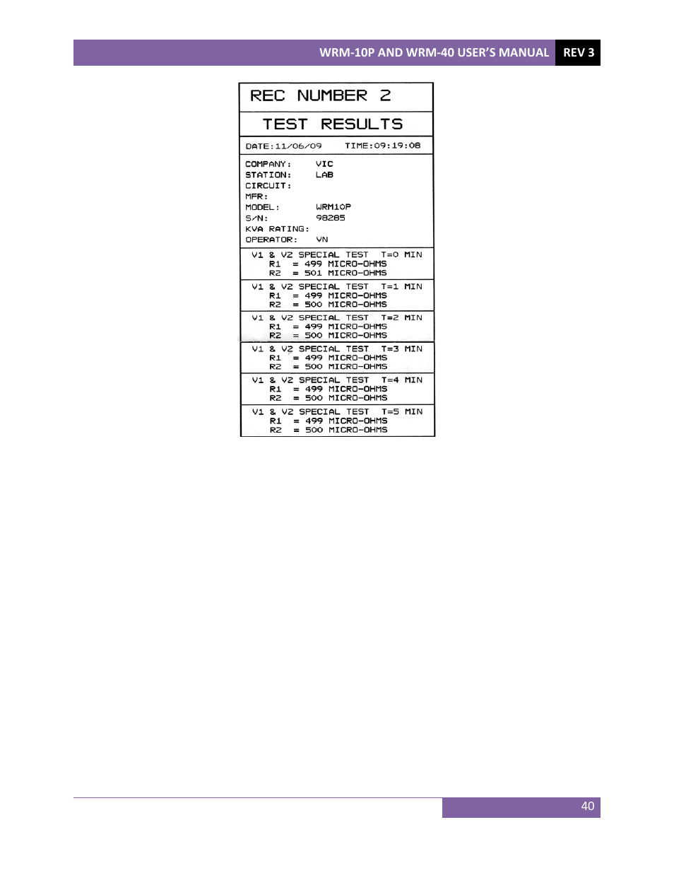 Vanguard WRM-40 User Manual | Page 44 / 62