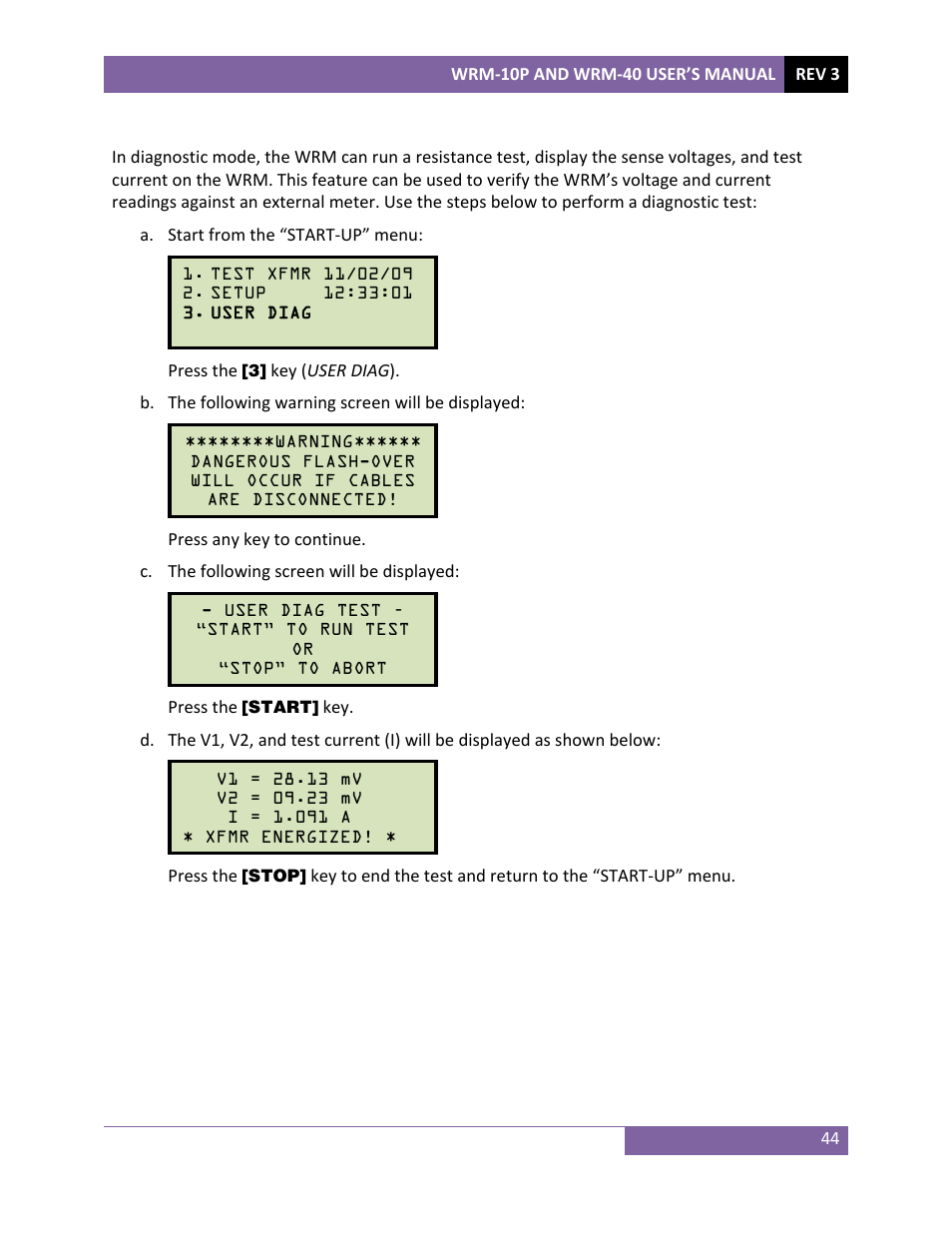 Vanguard WRM-40 User Manual | Page 48 / 62