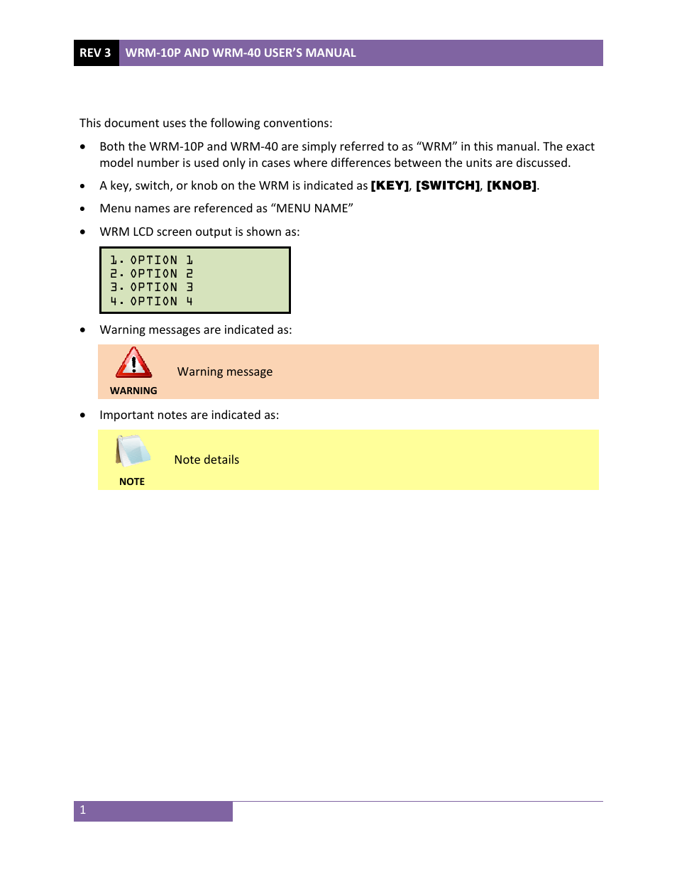 Vanguard WRM-40 User Manual | Page 5 / 62