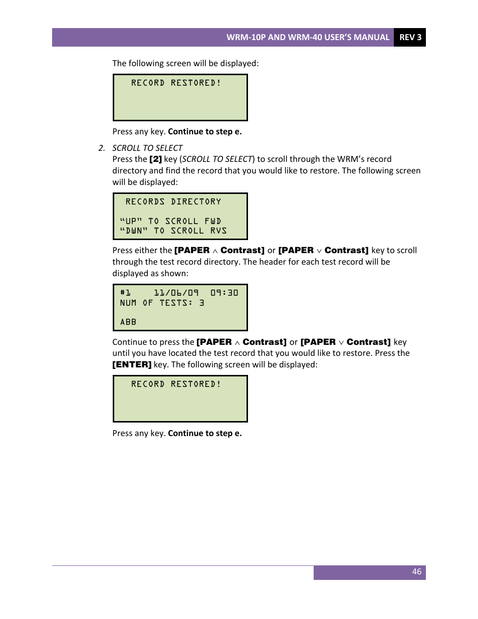 Vanguard WRM-40 User Manual | Page 50 / 62