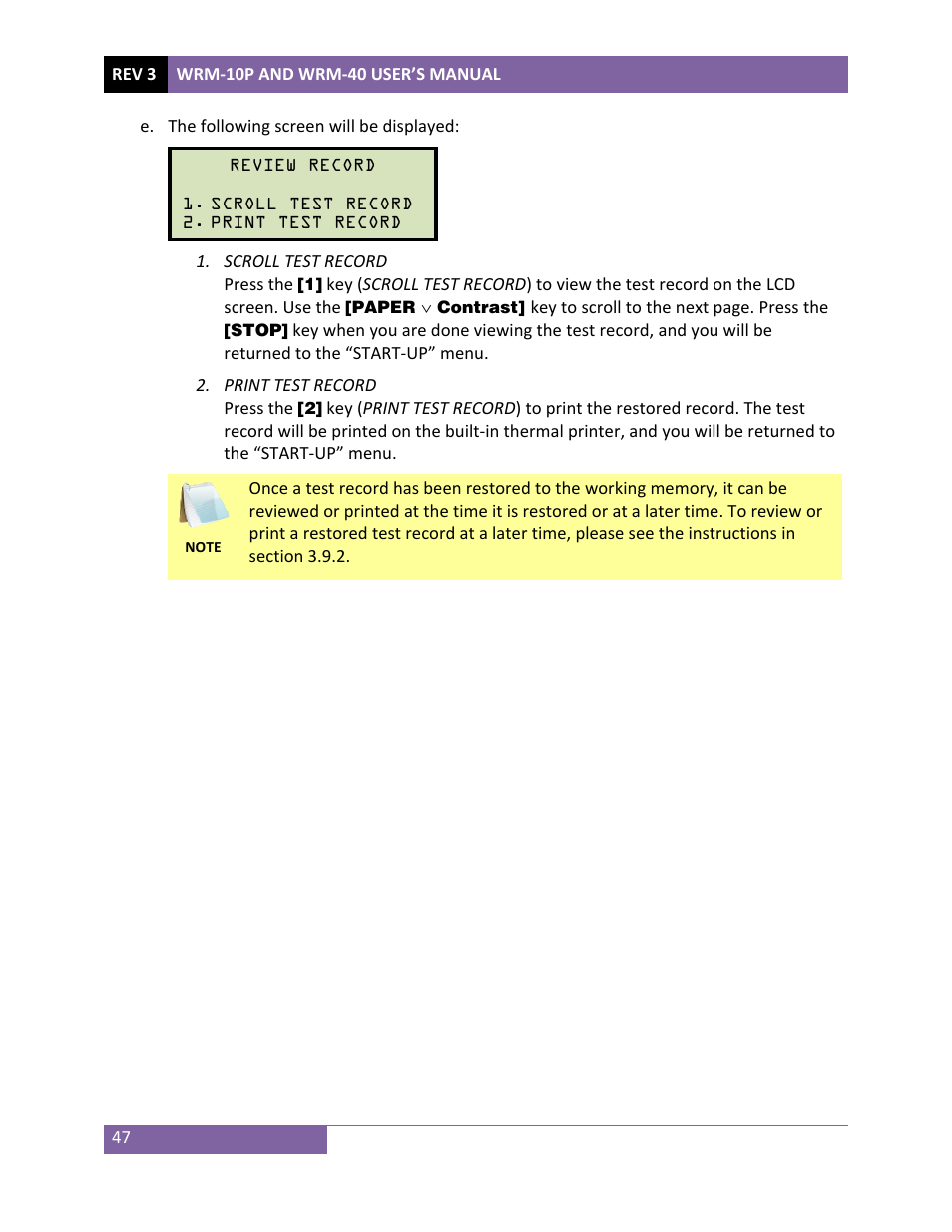 Vanguard WRM-40 User Manual | Page 51 / 62