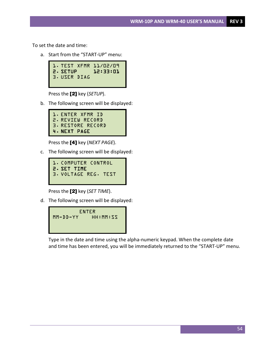 Vanguard WRM-40 User Manual | Page 58 / 62