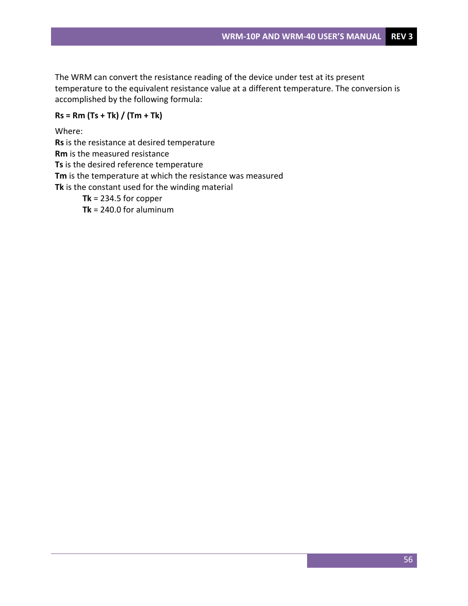 Vanguard WRM-40 User Manual | Page 60 / 62