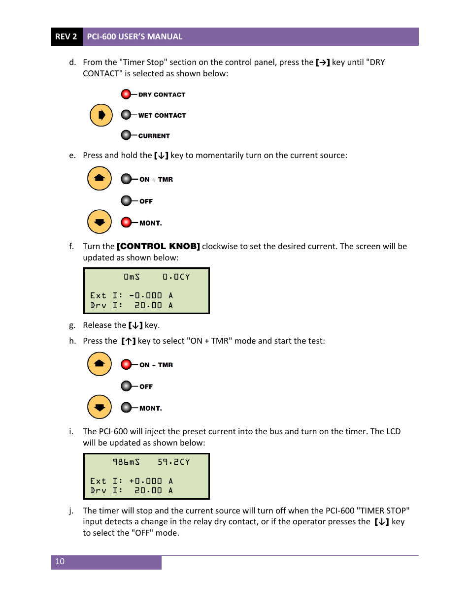 Vanguard PCI-600 User Manual | Page 13 / 16