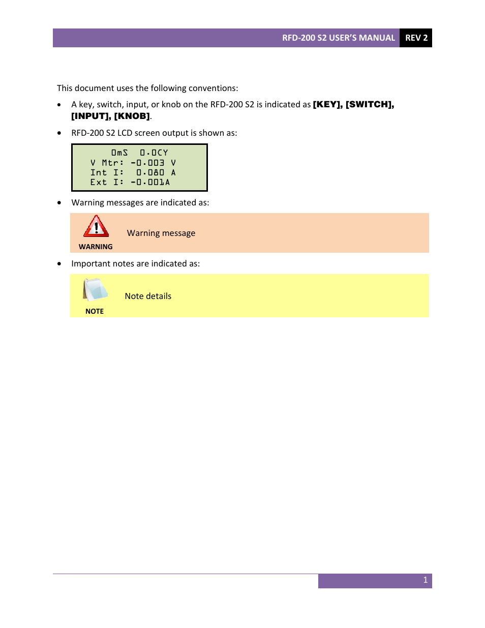 Vanguard RFD-200 S2 User Manual | Page 4 / 28