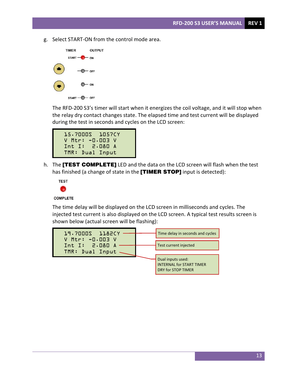 Vanguard RFD-200 S3 User Manual | Page 16 / 27