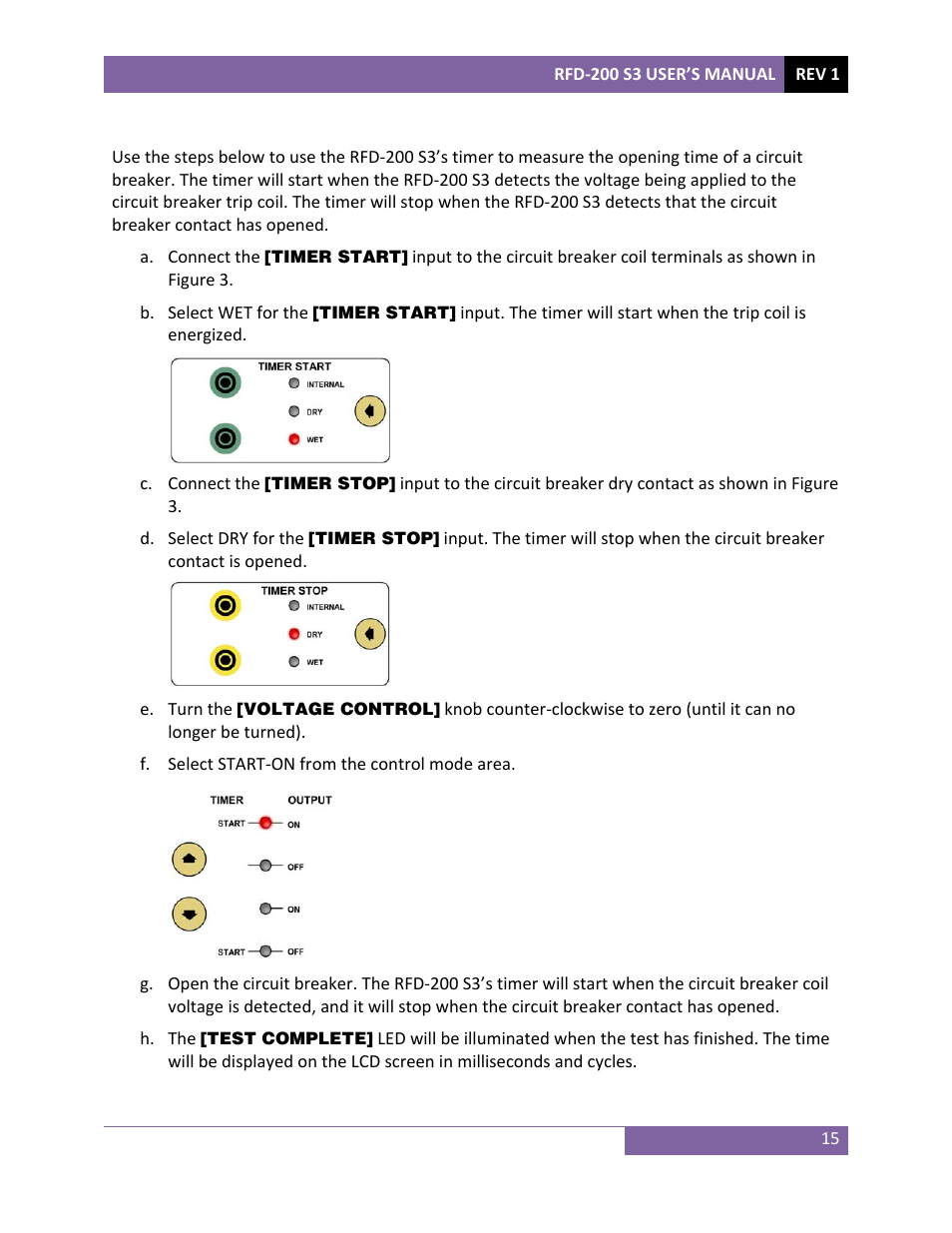 Vanguard RFD-200 S3 User Manual | Page 18 / 27