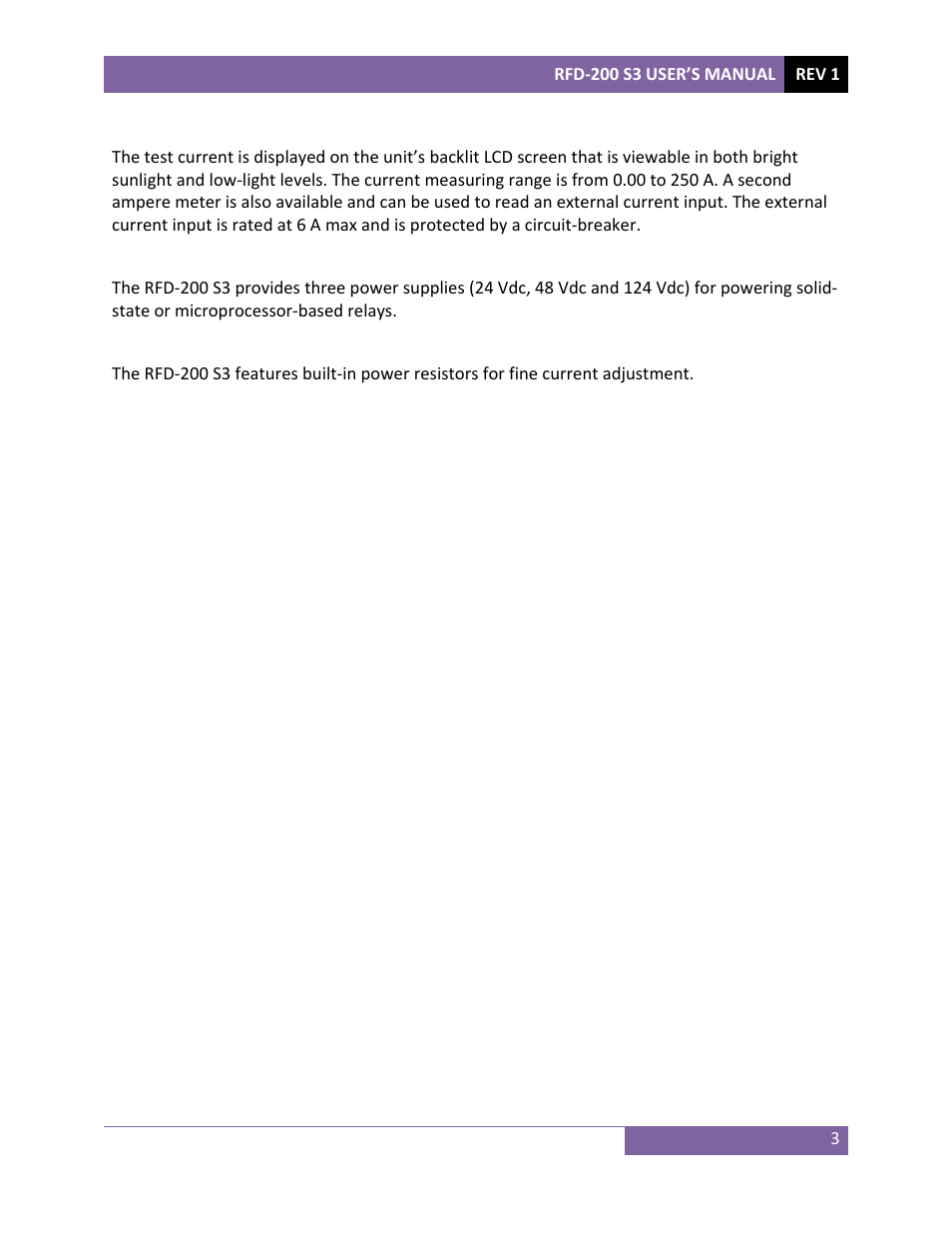 Vanguard RFD-200 S3 User Manual | Page 6 / 27