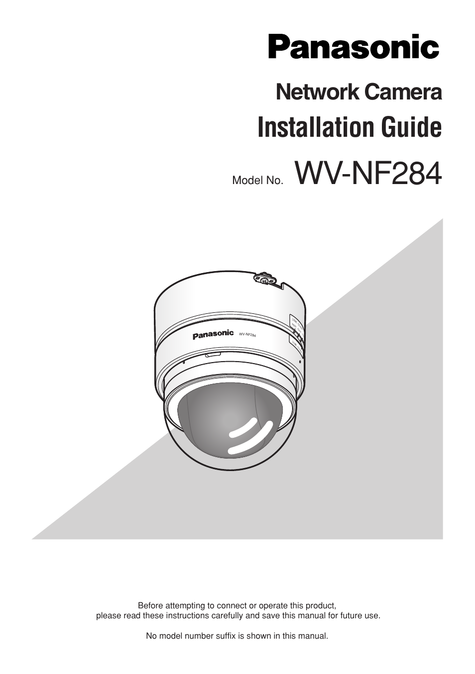 Panasonic WV-NF284 User Manual | 36 pages