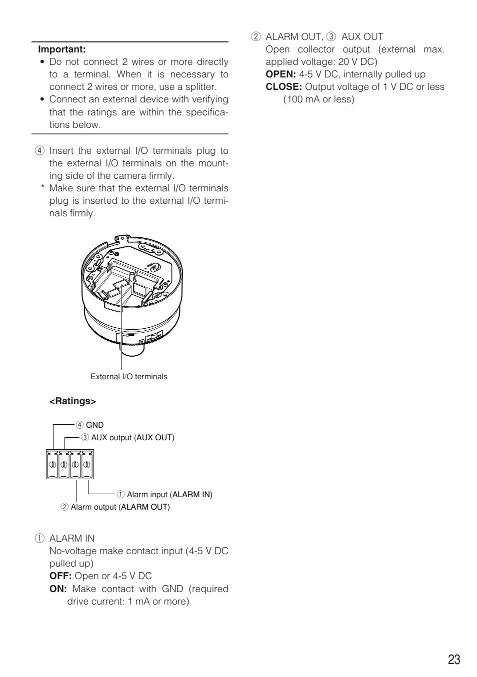Panasonic WV-NF284 User Manual | Page 23 / 36