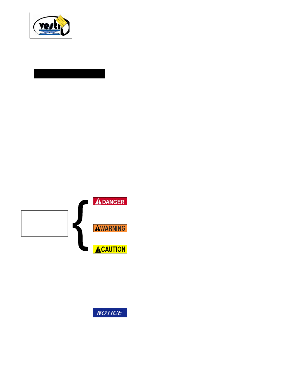 Afety, Rinciples | Vestil BT (20, 40, & 60) User Manual | Page 2 / 12