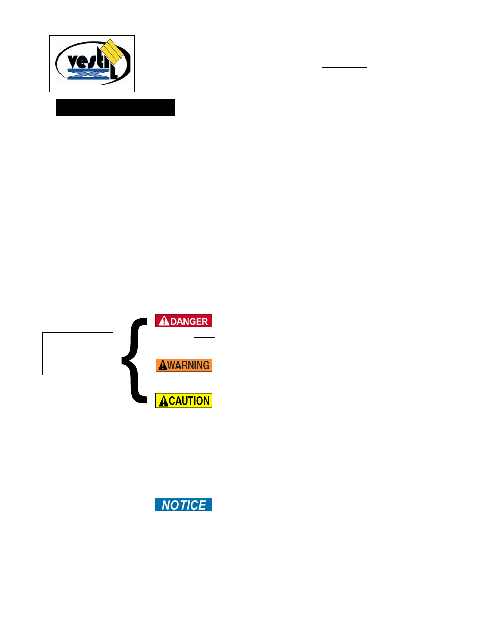 Afety, Rinciples | Vestil CART-DS-1000 (DC) User Manual | Page 2 / 15