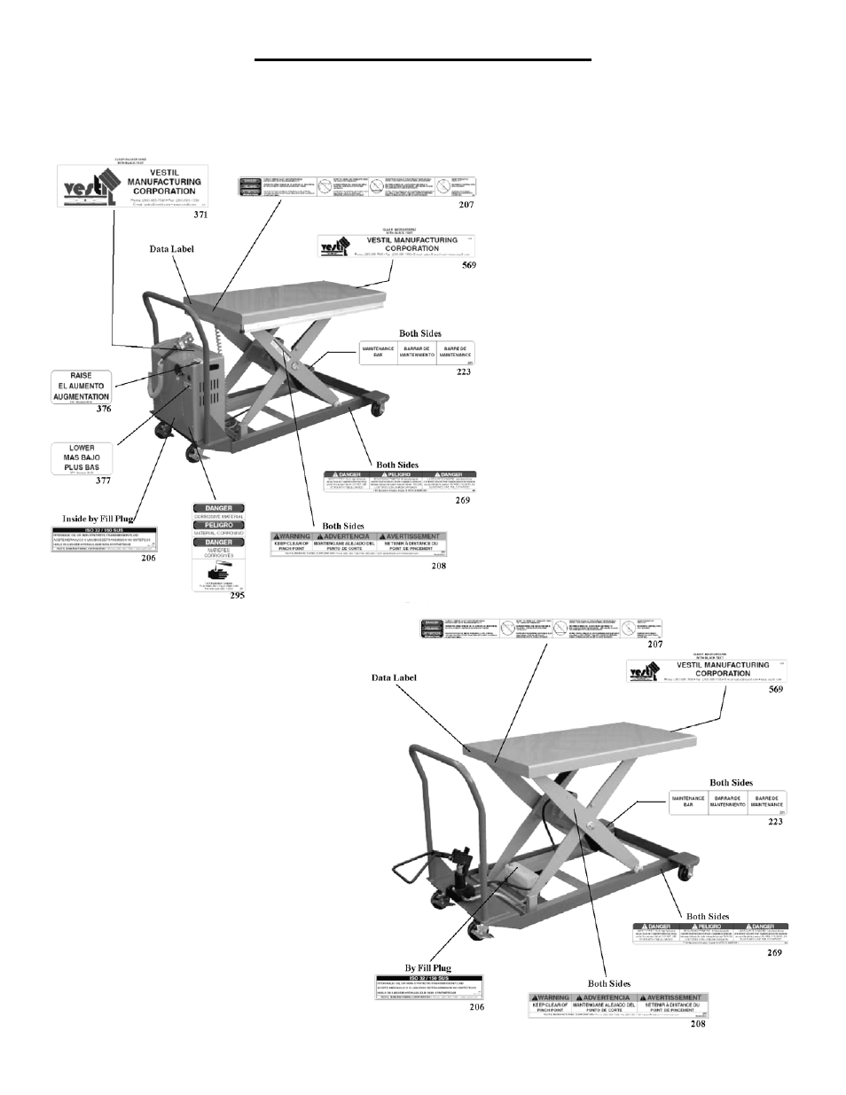 Vestil CART-23 & -24, ALL MODELS User Manual | Page 11 / 12