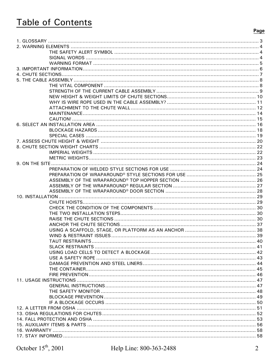 Vestil CC-30-MC User Manual | Page 3 / 59