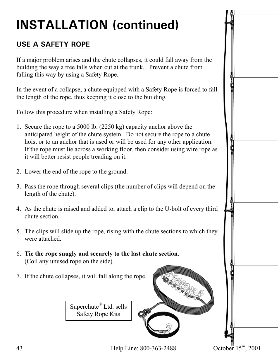 Installation (continued) | Vestil CC-30-MC User Manual | Page 44 / 59