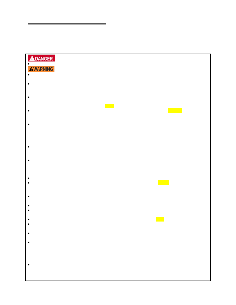 Afety, Uidelines | Vestil CH series User Manual | Page 5 / 12