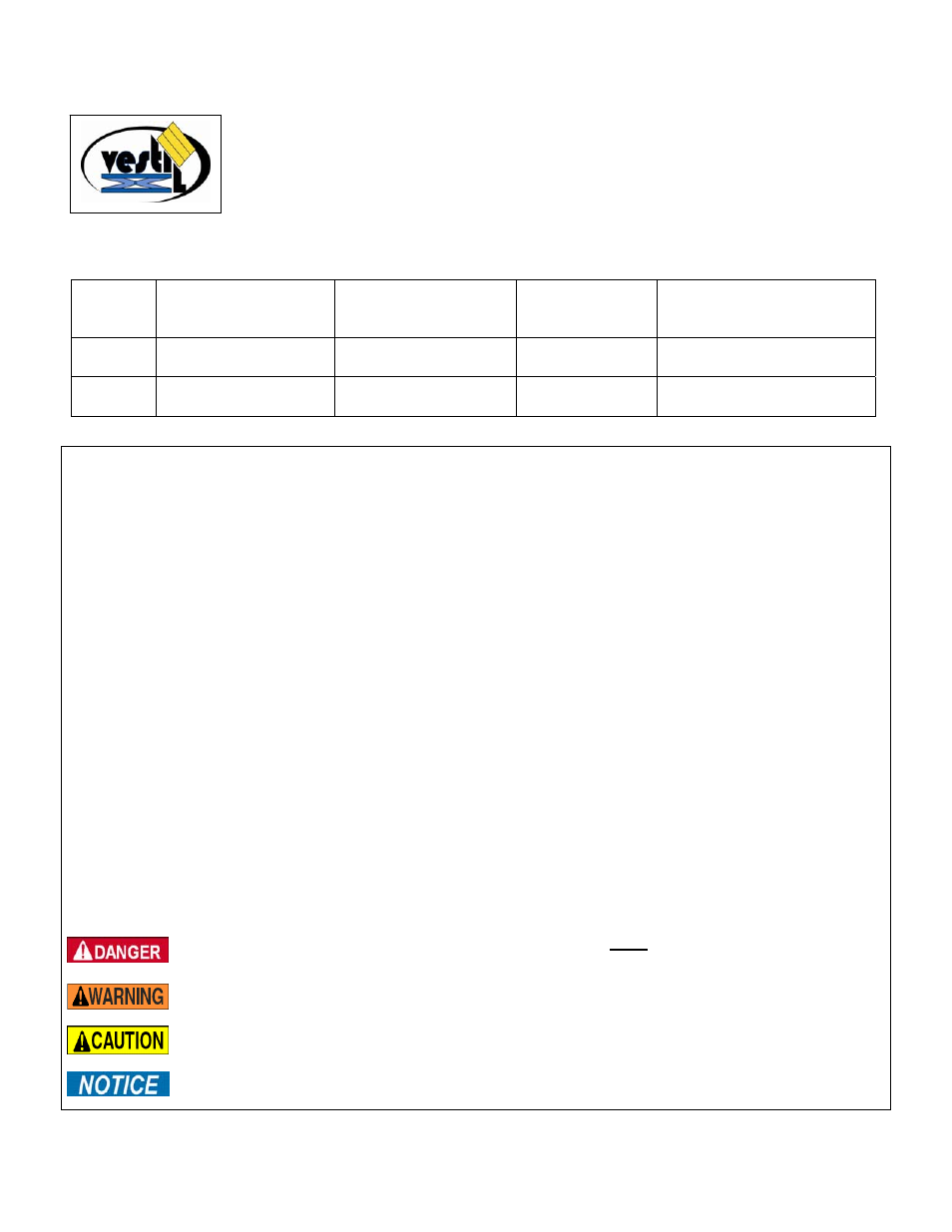 Safety principles, Roduct, Ntroduction | Vestil CP Series User Manual | Page 2 / 8