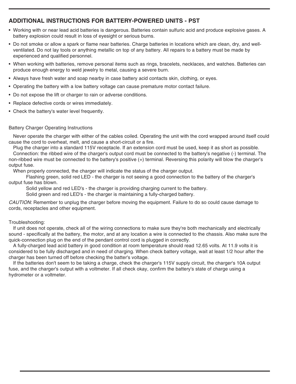 Vestil PST series User Manual | Page 4 / 16